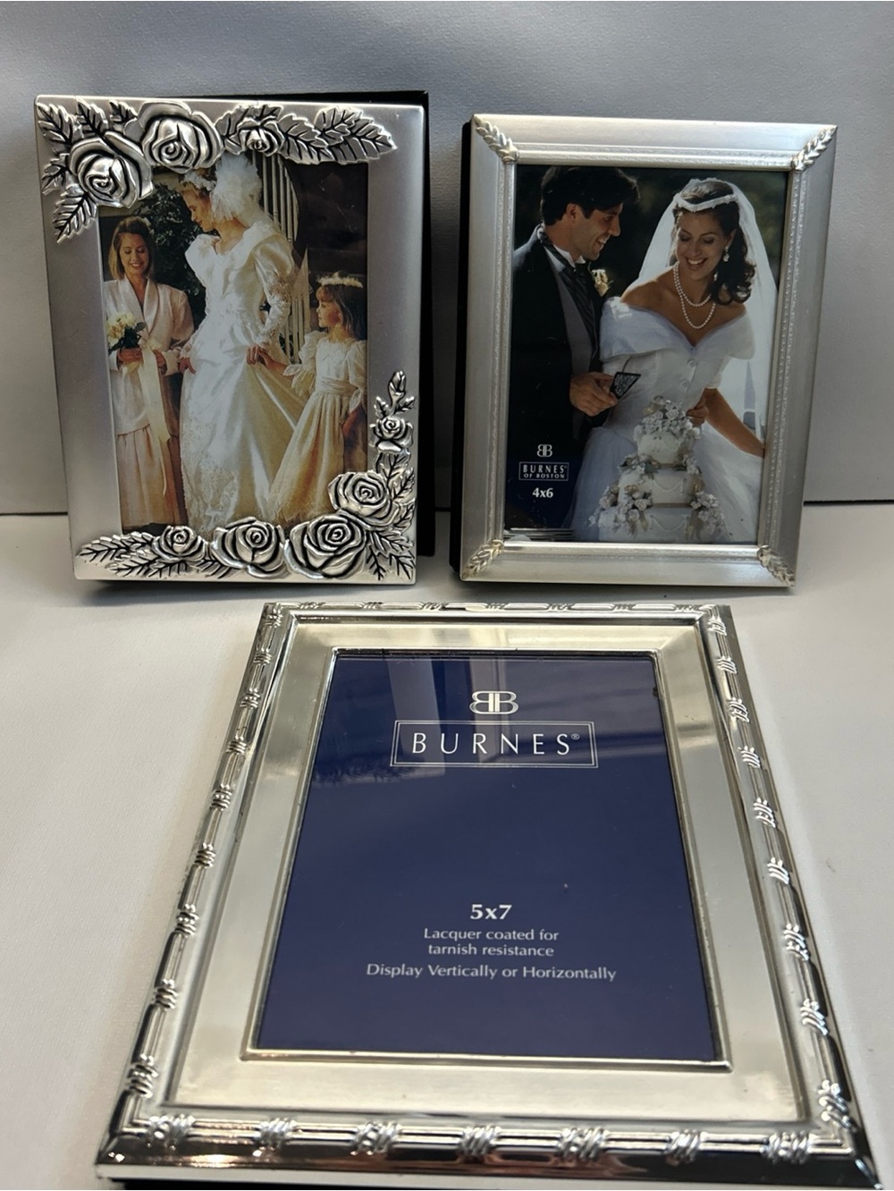 2 VTG 1997 Burnes of Boston 4x6in Photo Album Photos + FrameCover Photo -See Pic
